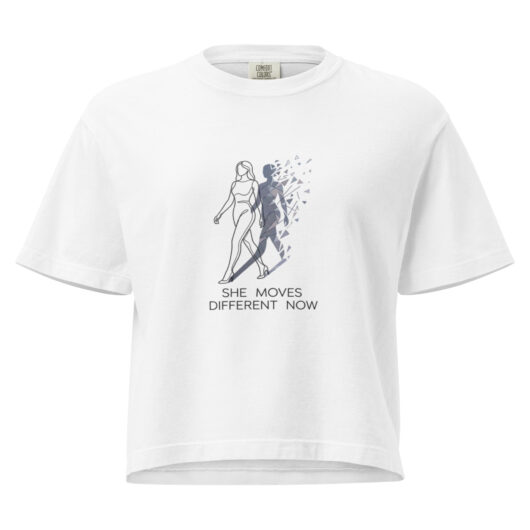 She Moves Different Now - Boxy Tee