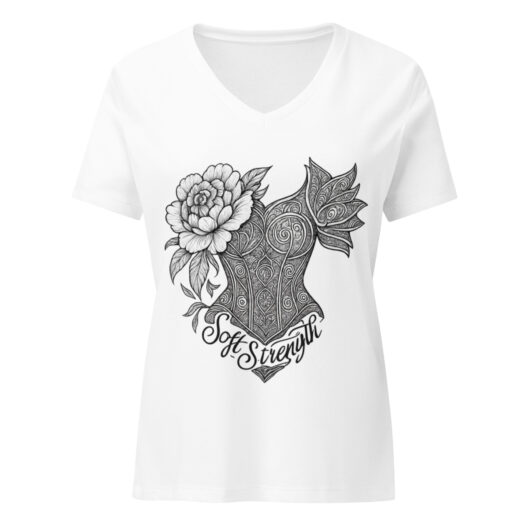 Soft Strength - Relaxed V-Neck T-Shirt