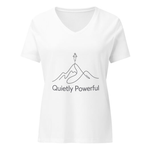 Quietly Powerful - V-Neck T-Shirt